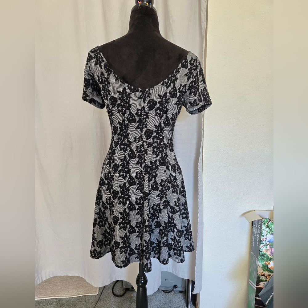 Wet Seal Black Fit and Flare Dress for Wedding Guest - Picture 2 of 3